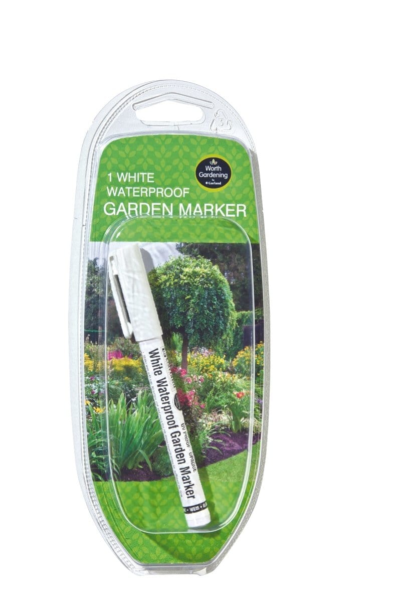 Hvid markerings pen. - Blomsterverden